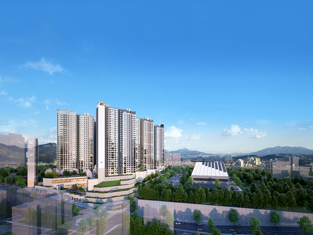 양산자이 메인조감도