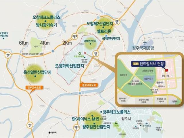 오창 센트럴허브 입지